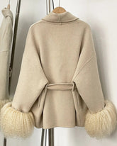 Luxury 70% Wool Fur Waist Coat